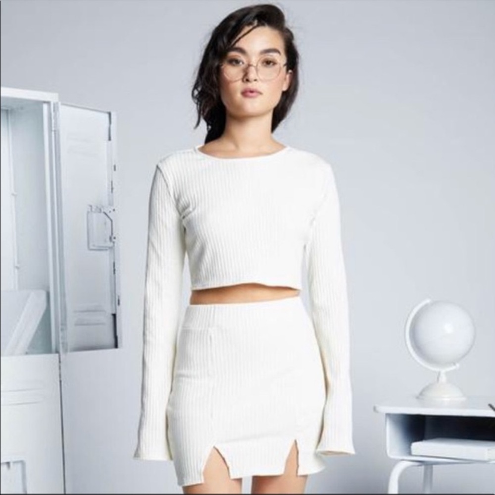 Leche Top and Skirt Two Piece Set